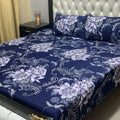 New Desion Cotton Crysal Bed Sheet Set -Double Bed Sheet - Size Standard Size