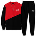 SA Trader Premium Tracksuit - Multicolor Winter Cotton Jersey - Full Sleeve T-Shirt & Trouser Set For Men